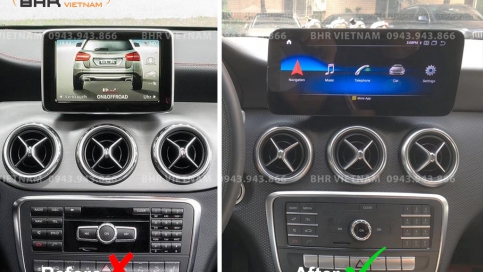 Màn hình DVD Android xe Mercedes GLA Class C117 2013 - nay | Màn hình nguyên khối Flycar